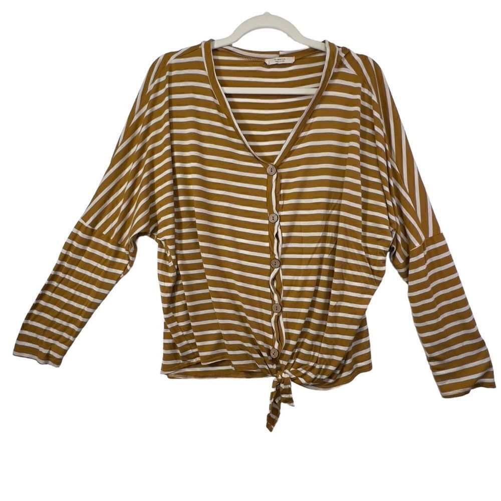 a.gain oversized fit mustard yellow Large